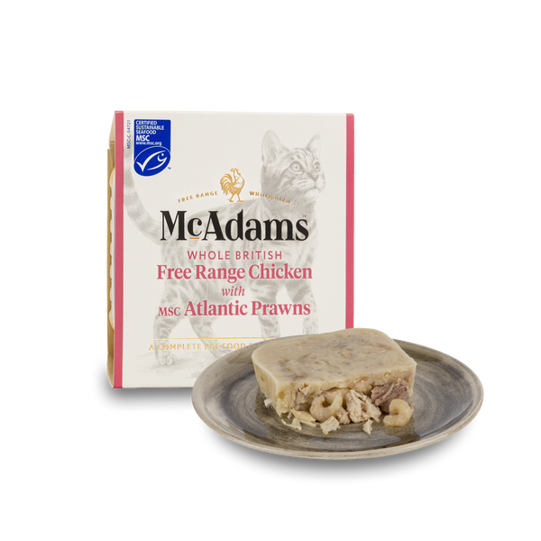 McAdams Free Range Chicken, Atlantic Shrimp (Wet Cat Food) MACWCP