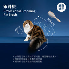 Mushroom Cat - Pro Sliver Pin Brush Pro 25 V2 銀針梳升級版 25mm Pro25 V2  - MRBP-P25V2