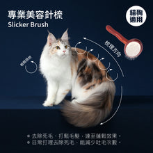Mushroom Cat - Pin Comb Brush Pro 15 - MRBS-P15V1